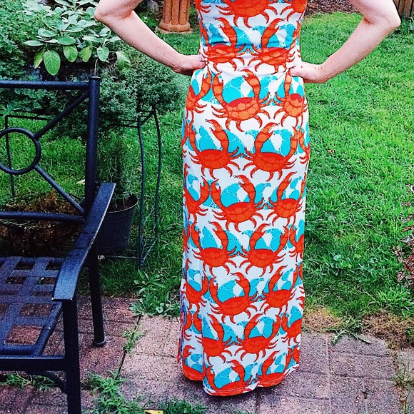 🦀NWT🦀Tracy Negoshian Valentine🦀🦀Maxi Dress S - Picture 4 of 8